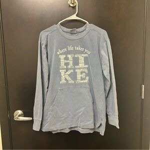 Comfort Colors Blue 'Where Life Takes You' Sweatshirt